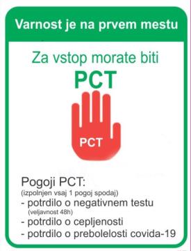 Obvezno izpolnjevanja pogoja PCT